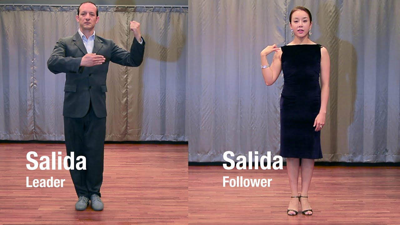 1분 탱고 기초완성 1 / 살리다, Salida 기초스탭 및 자세 Salida Paso Básico