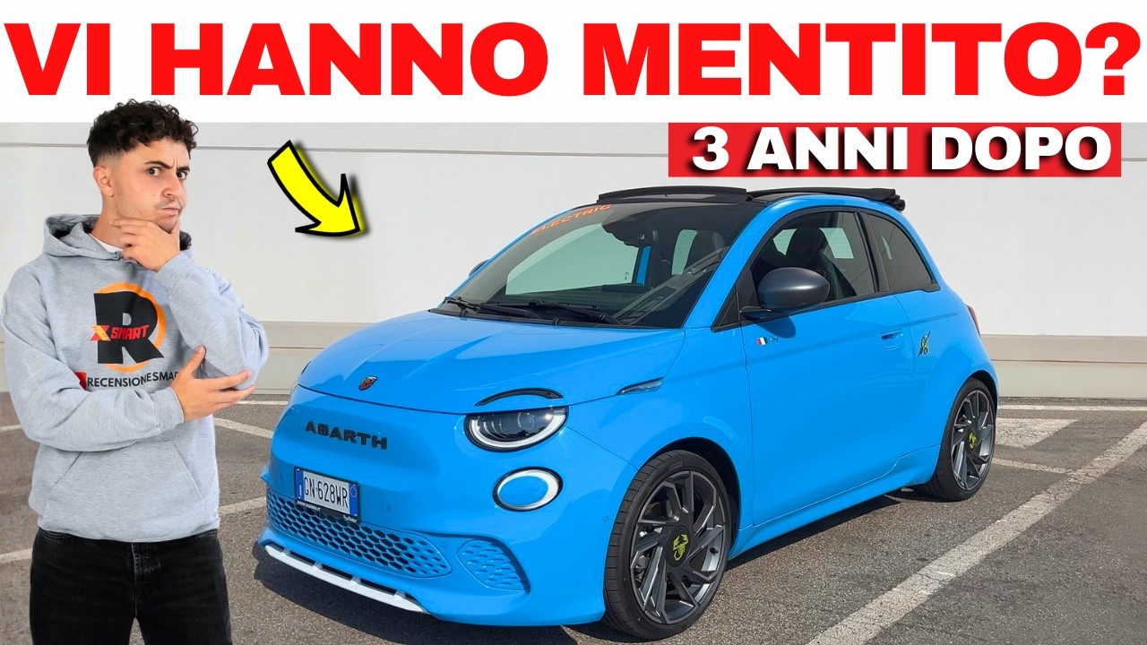 NESSUNA CENSURA su 500 ABARTH ELETTRICA 3 anni DOPO - COME VA DAVVERO? - Test Drive PRO e CONTRO