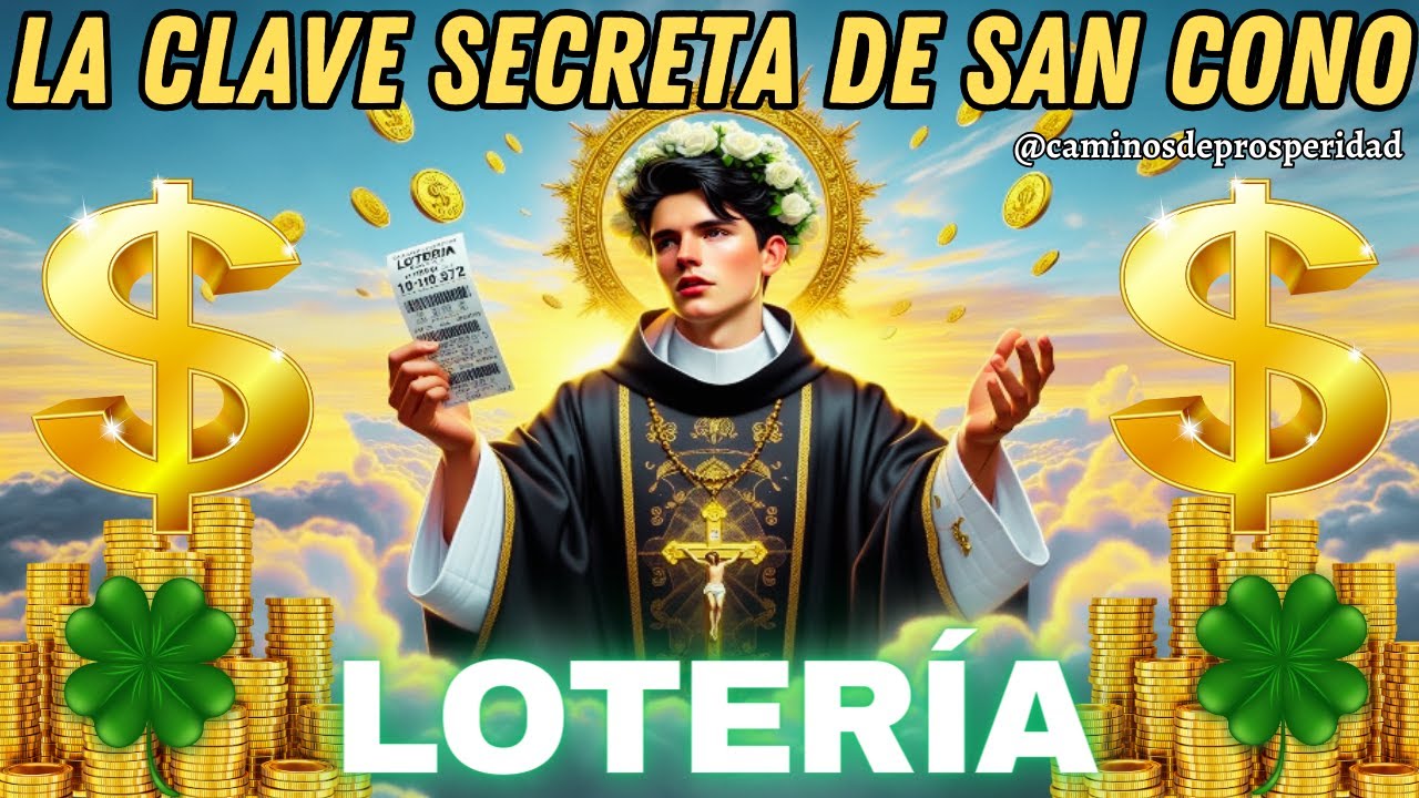 🍀SAN CONO Y SALMO 65: LA CLAVE SECRETA PARA GANAR LA LOTERÍA URGENTE💰SUERTE Y RIQUEZA INMEDIATA💲💸