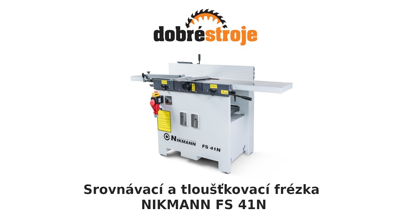 Srovnavací a tloušťkovací frezka NIKMANN FS 41N | DOBRÉ STROJE s.r.o.