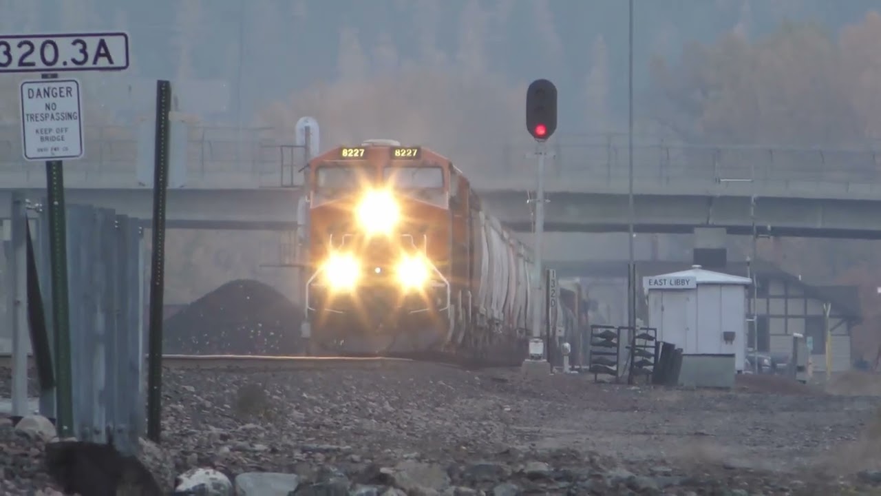 Grain Train and Manifest on the Kootenai River Sub 4K