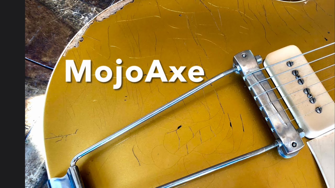 MojoAxe replacement tailpiece for ‘52 Les Paul Gold Top Tribute
