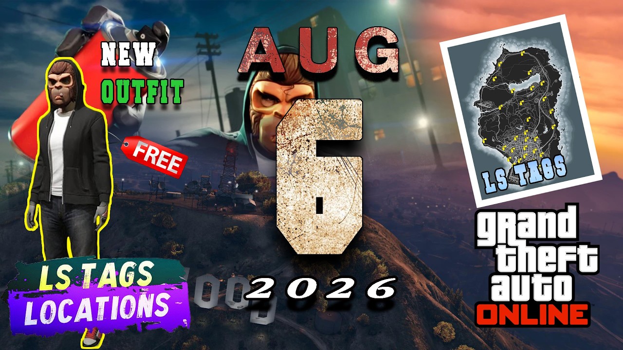 LS Tags Locations [August 6th] GTA Online 2026!!!