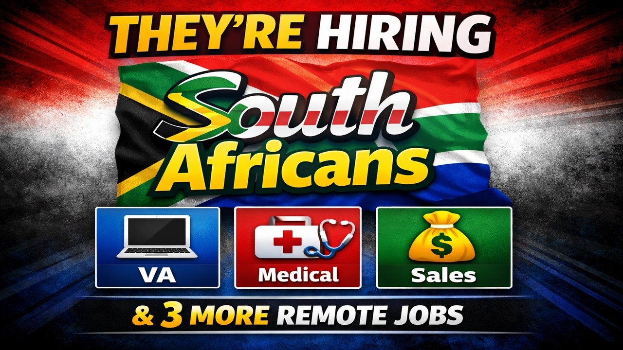 They're Hiring South Africans Remotely RIGHT NOW Across 5 Industries!