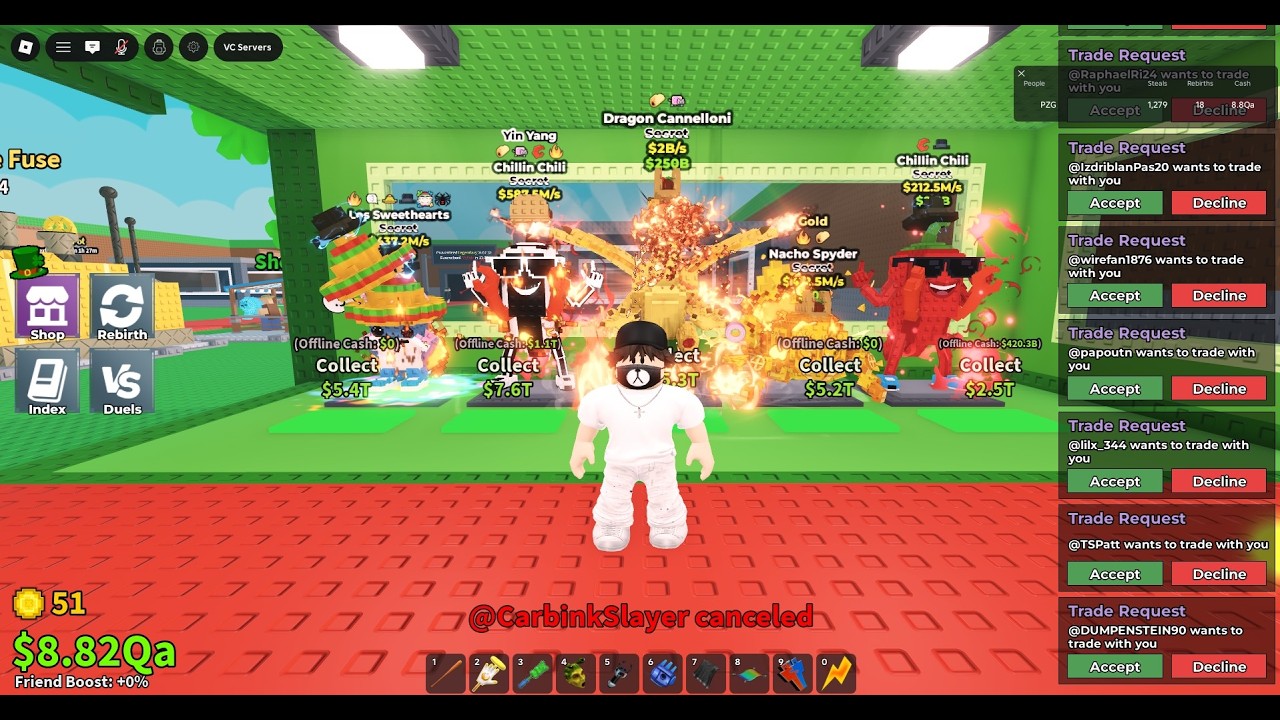 🔴SAB TRADING LIVE | SAB GIVEAWAYS LIVE | SAB DUELS LIVE | NEW TRADING MACHINE