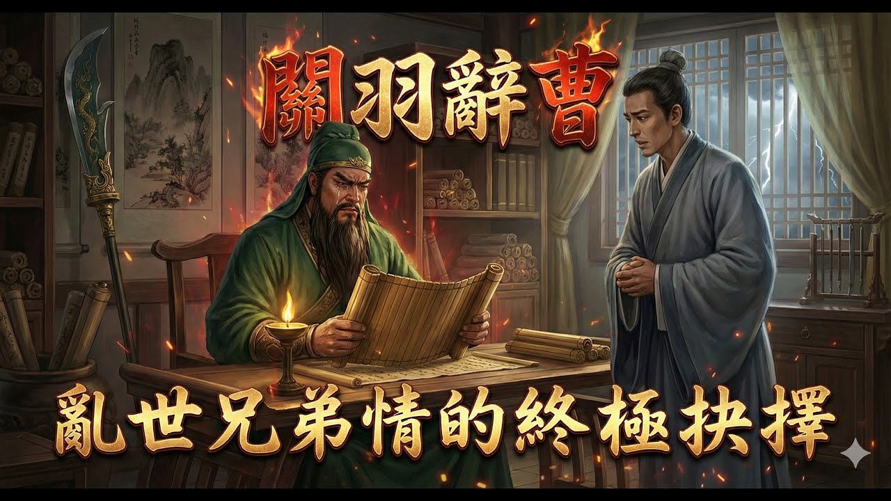 三國演義新講 第 26 回 關羽斬文醜、辭曹：亂世兄弟情的終極抉擇