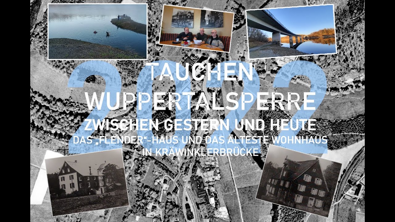 Wupperhistorie: Unterwassersuche nach den Resten der ältesten Wohnhäuser in Kräwinklerbrücke