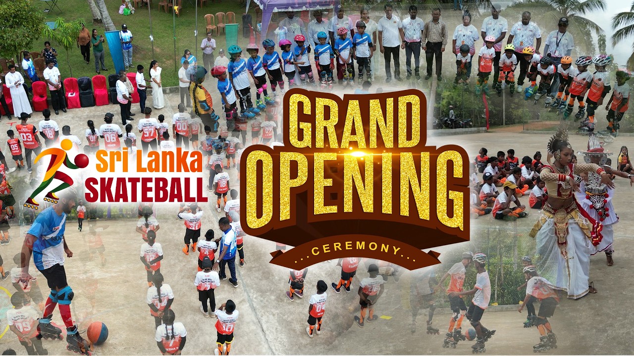 Grand Opening of Sri Lanka Skateball 🛹 | Thambuttegama, Anuradhapura | 400+ Players & Parents Joined
