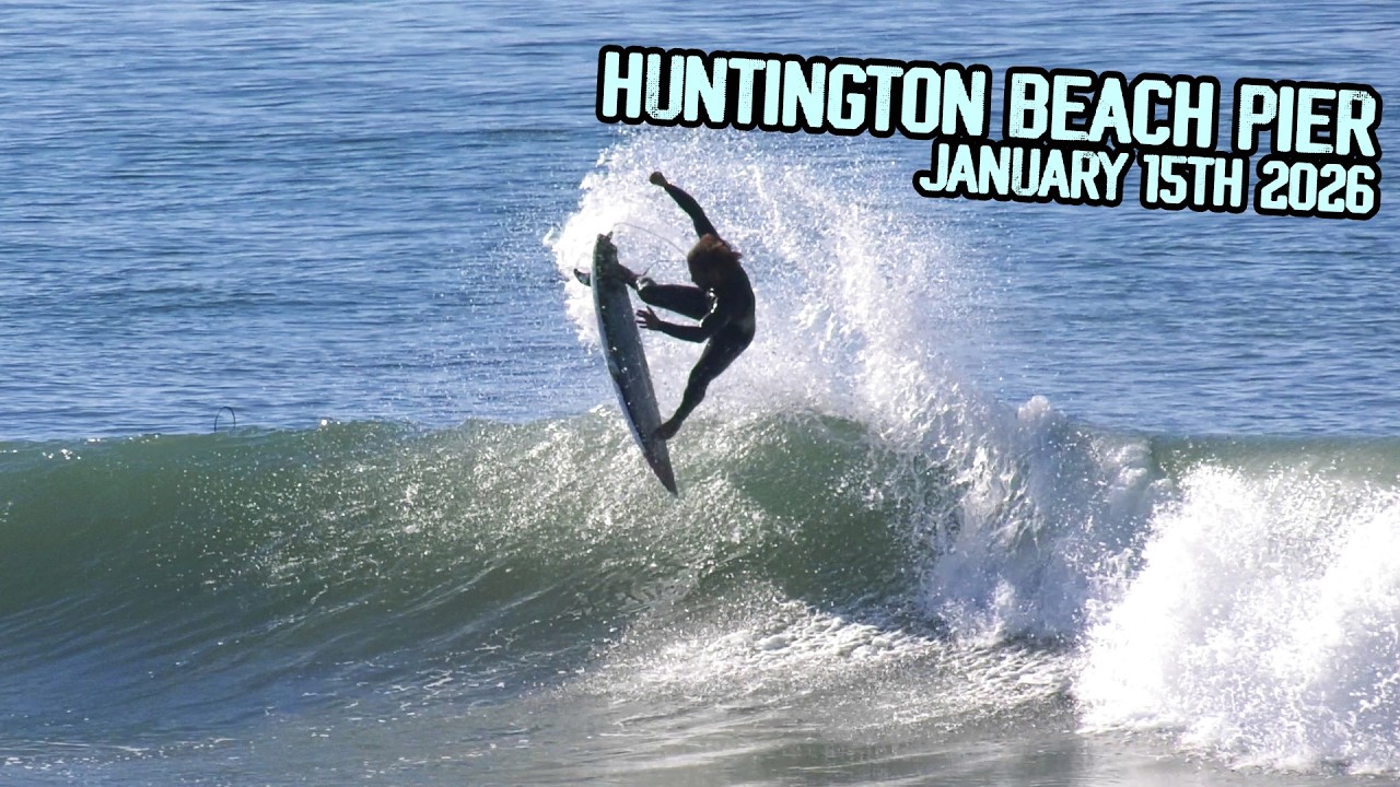 Southside Huntington Beach Pier SHREDDING All Morning! (January 15th 2026)