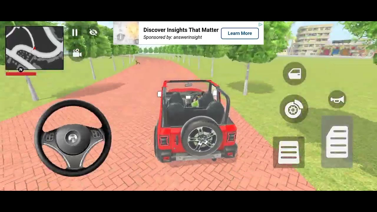 Franklin & Shinchan Nai Defender Car Thod Di 😭😡 in Indian Theft Auto Simulator | New update 🤩💥