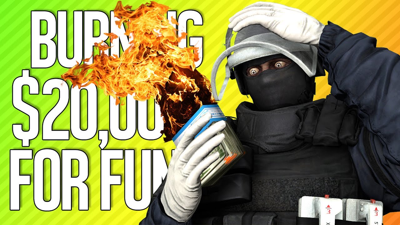 BURNING $20,000 FOR FUN | Rainbow Six Siege Twitch Rivals