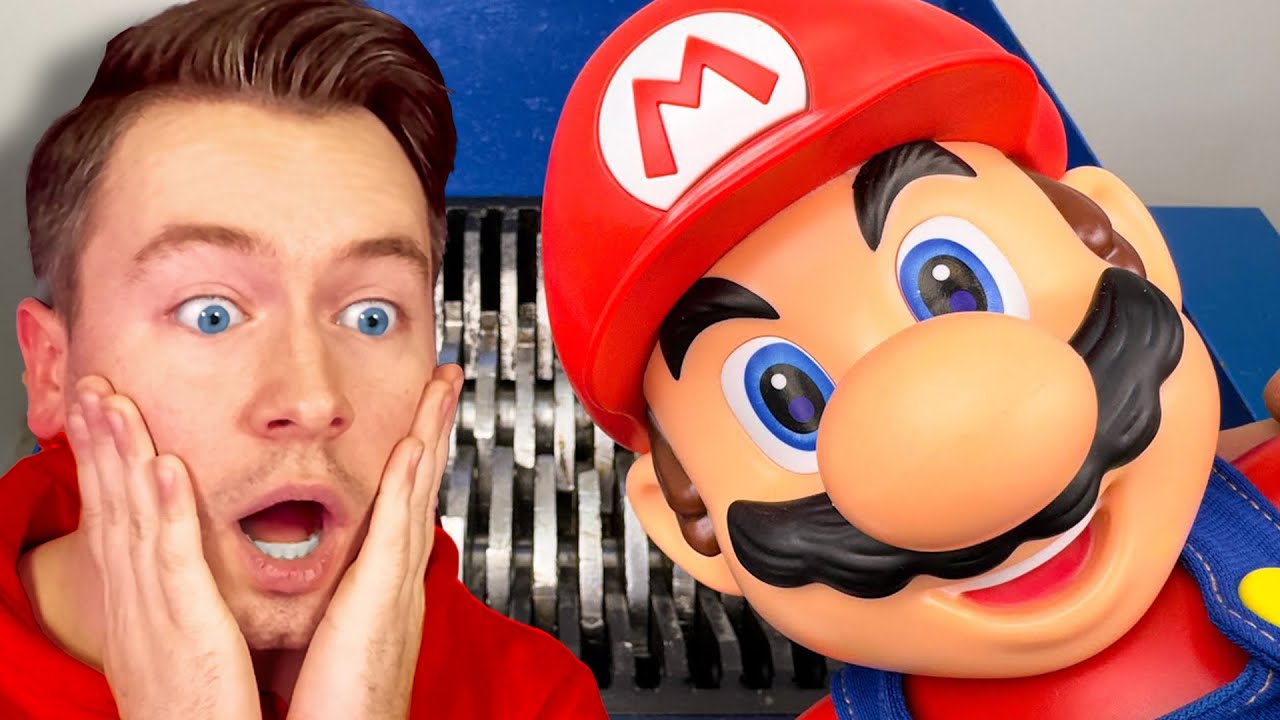 SCHREDDER vs SUPER MARIO...😱