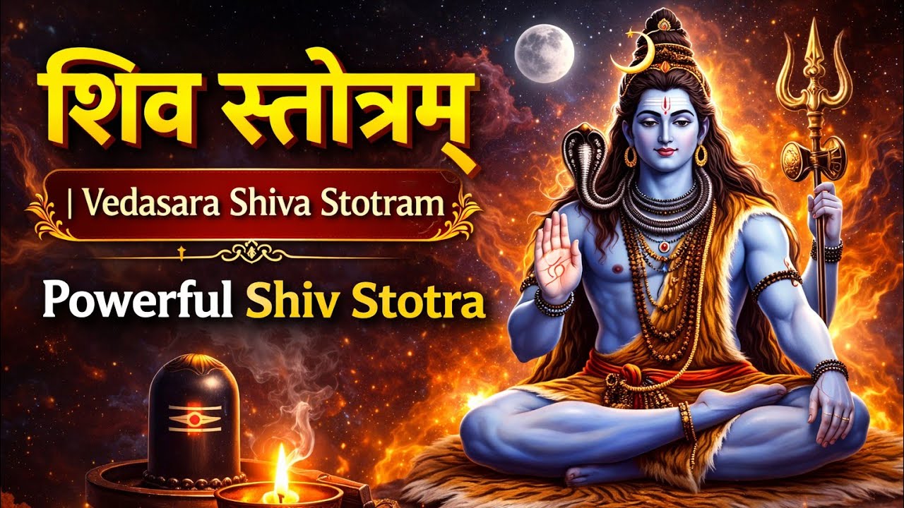 वेदसार शिव स्तोत्रम् | Vedasara Shiva Stotram | भगवान शिव को प्रसन्न करने वाला दिव्य स्तोत्र 