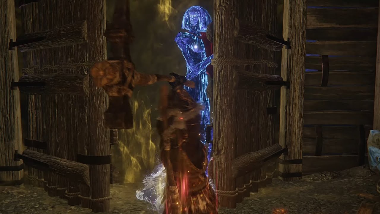 Elden Ring - Crystalian (Spear)& Crystalian (Ringblade) Boss Fight With Latenna the Albinauric Ashes