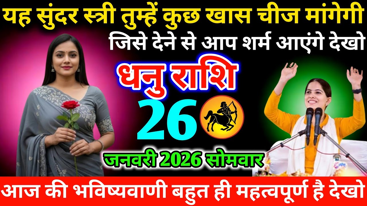 #धनुराशि यह सुंदर स्त्री तुम्हें कुछ खास चीज मांगेगी जिसे देने से आप शर्म आएंगे देखो 24 जनवरी 2026