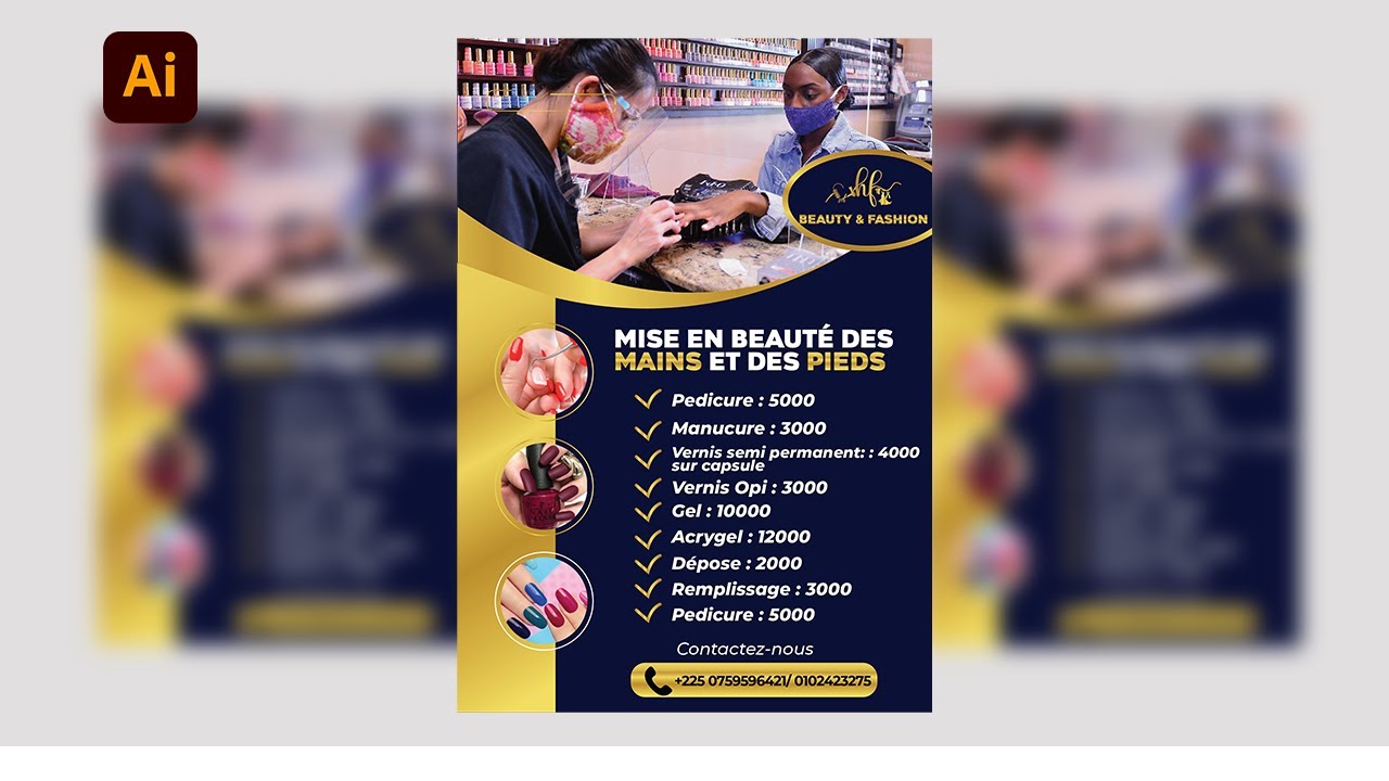 Adobe Illustrator : création de flyer de A à Z