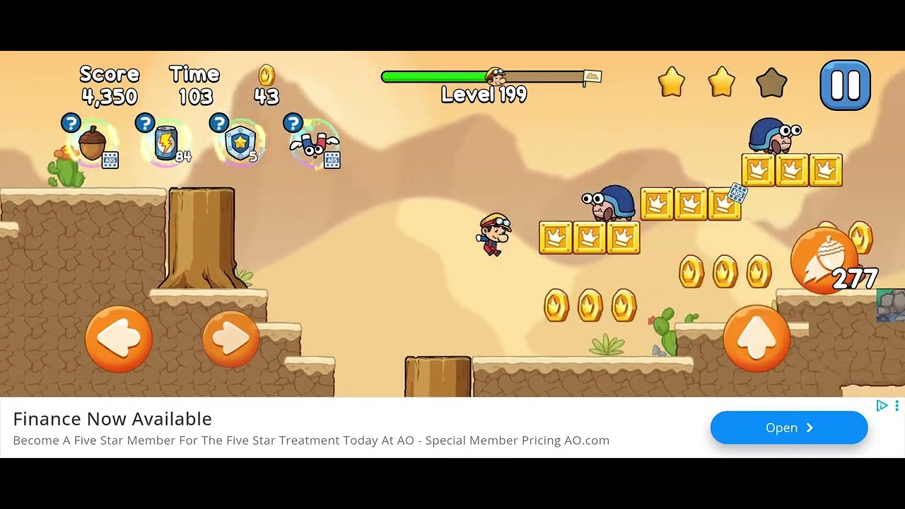 Leo's adventure jungle escape -Level 199-Game video 