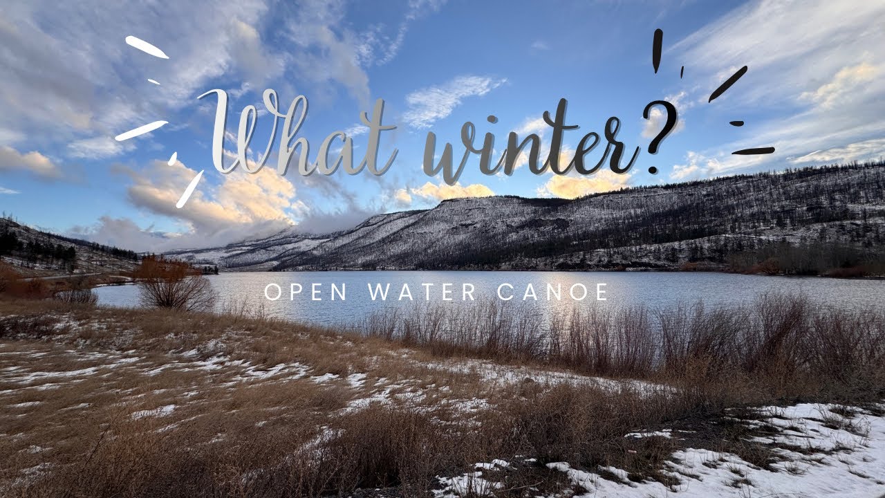 This Lake Didn’t Freeze — January Canoe Maiden Voyage