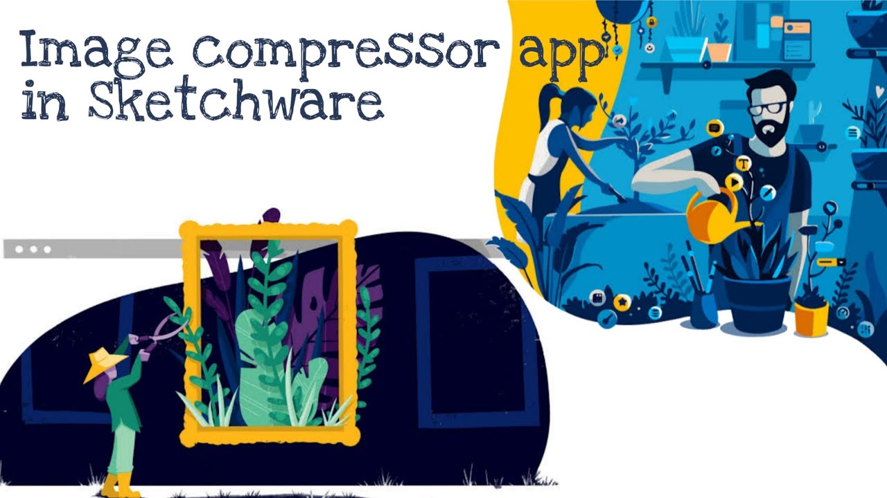Image compressor app in Sketchware || Picture resizer in Sketchware