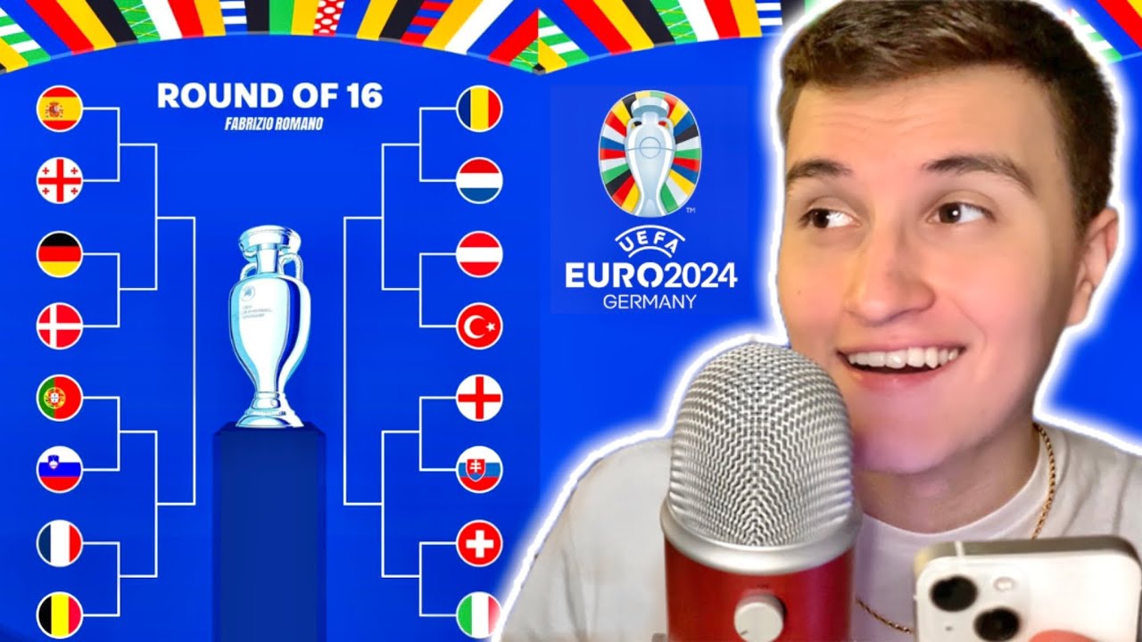ASMR EURO 2024 Round Of 16 Recap ⚽️💤 (whisper ramble)