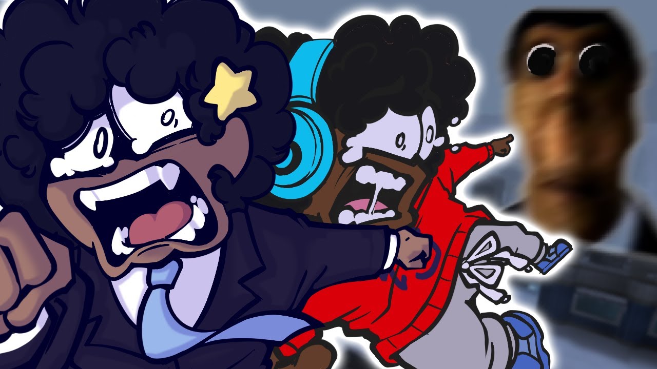 two LOUD men run away from JPEGS