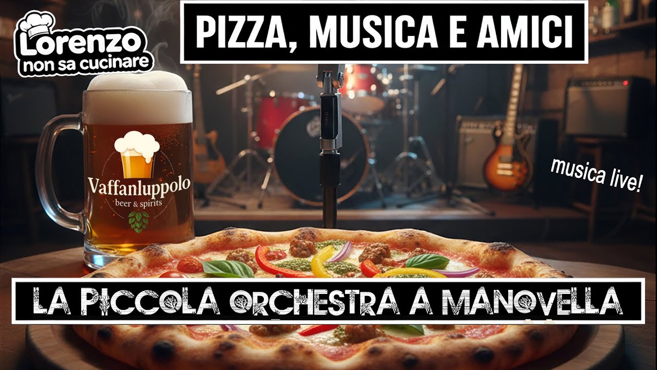 PIZZA, MUSICA E AMICI - Puntata 2: La Piccola Orchestra a Manovella LIVE al Vaffanluppolo! 🍻