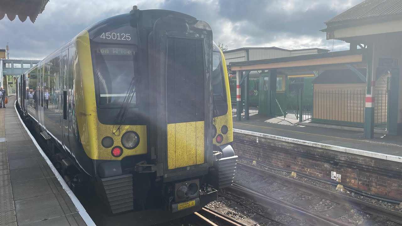 Full Train Journey - London Waterloo to Alton on a SWR Class 450 Desiro