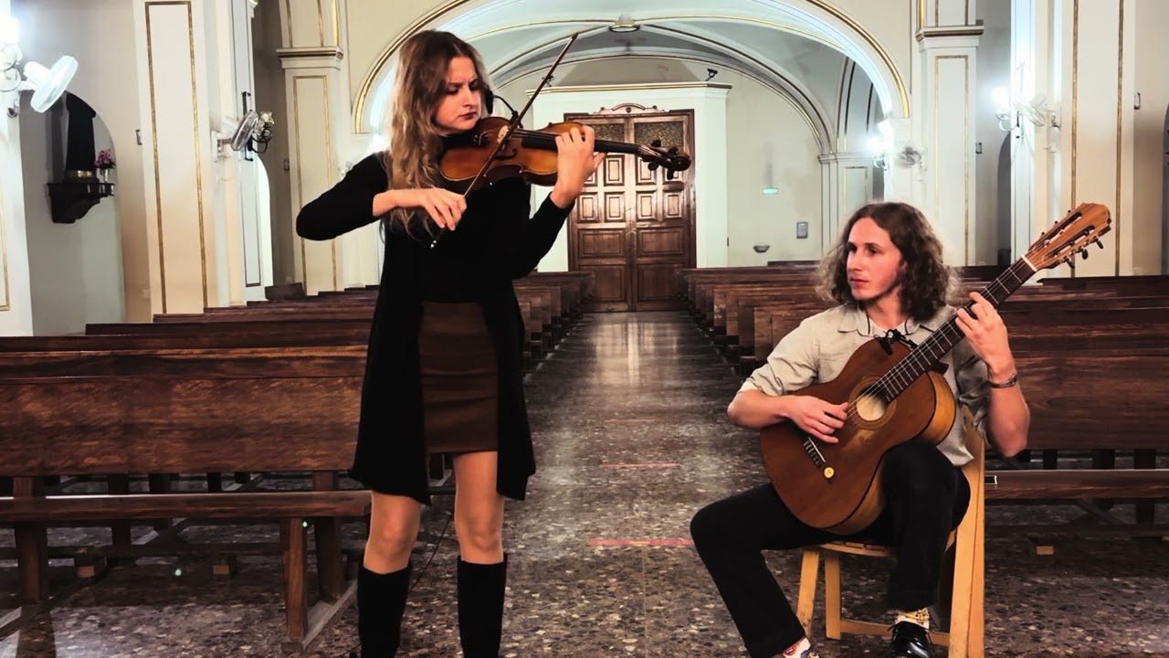 Chopin | Nocturne in C# minor played by Aleksandra Bester and Sebastian Fraas