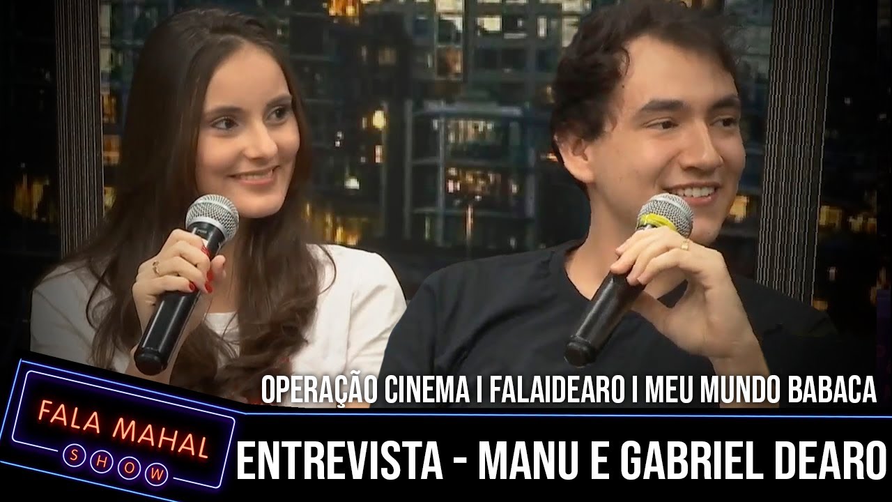 GABRIEL DEARO E MANU DIGILIO - ENTREVISTA - (FALA MAHAL)