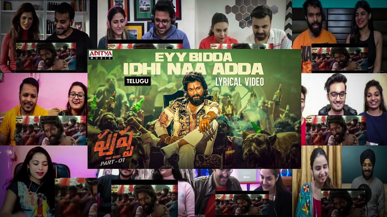 Eyy Bidda Idhi Naa Adda Lyrical Video Song Reaction Mashup | IconStarAlluArjun | #dheerajreaction  |