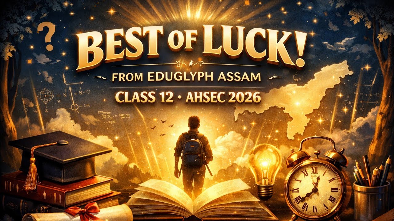 Best of luck from eduglyph assam to all the HS students , AHSEC 2026 ll #ahsec2026 #ahsec_guide 