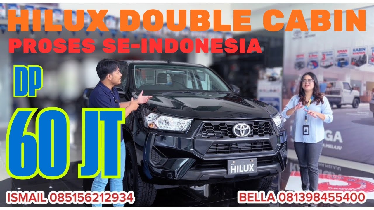 DP 60 Juta‼️ Hilux Double Cabin Siap Kirim Se-Indonesia