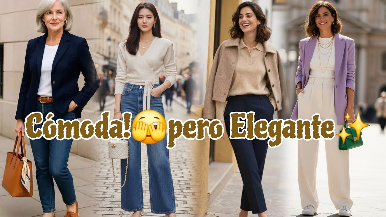 COMODIDAD y ELEGANCIA ✨️ Como Vestir Cómoda y verte Sofisticada todos los dias✨️