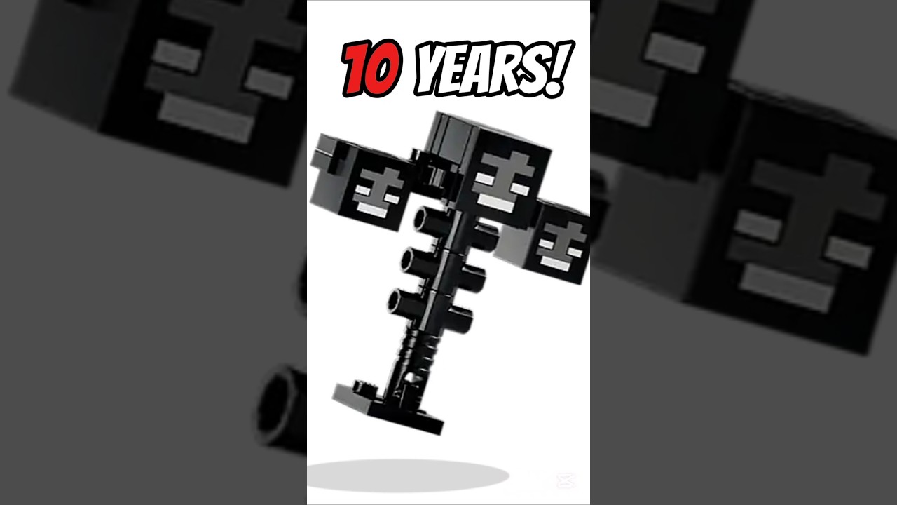 LEGO Minecraft Wither вернулся! #lego #legosets #legopieces #minifigures #minecraft #shorts