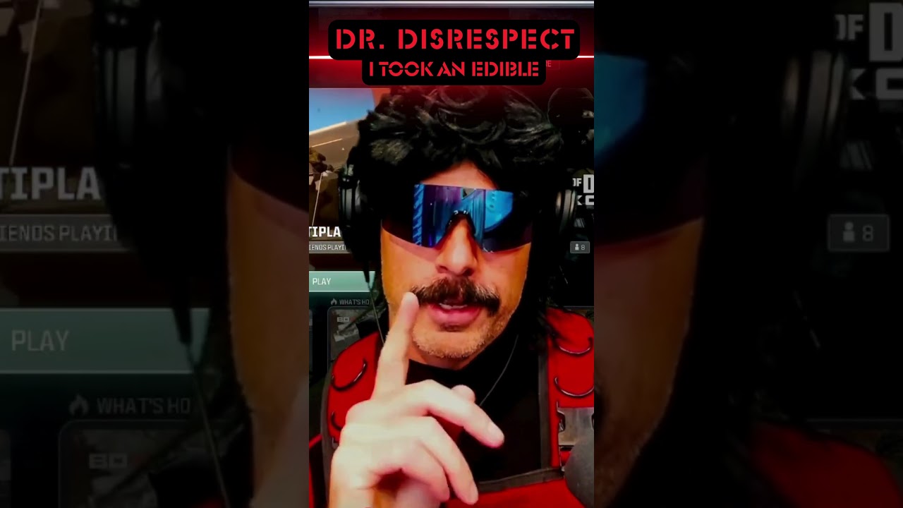 DrDisrespect I Took An Edible #drdisrespect #drdisrespectwarzone #drdisrespectshorts