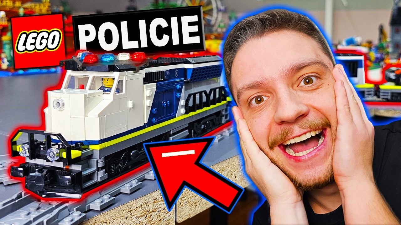 LEGO MĚSTO #56 - MASIVNÍ POLICEJNÍ VLAK! 🚨