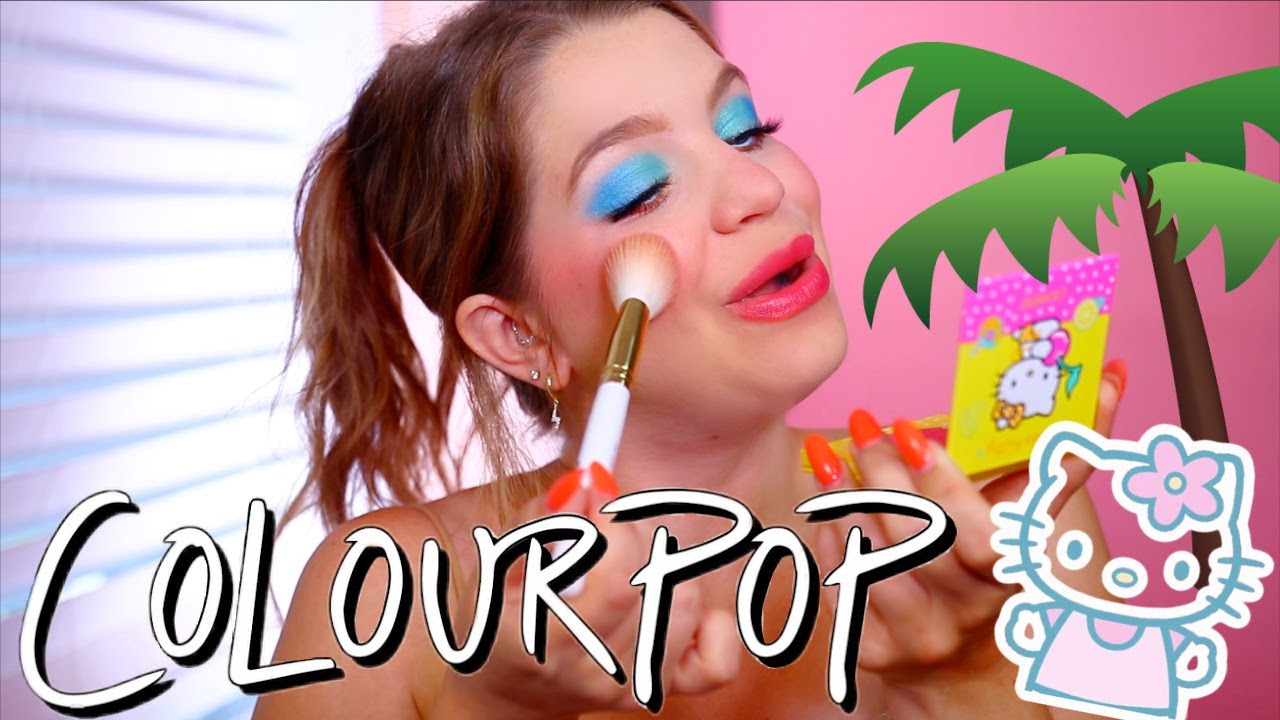 NEW HELLO KITTY X COLOURPOP TROPICAL ESCAPE REVIEW+SWATCHES