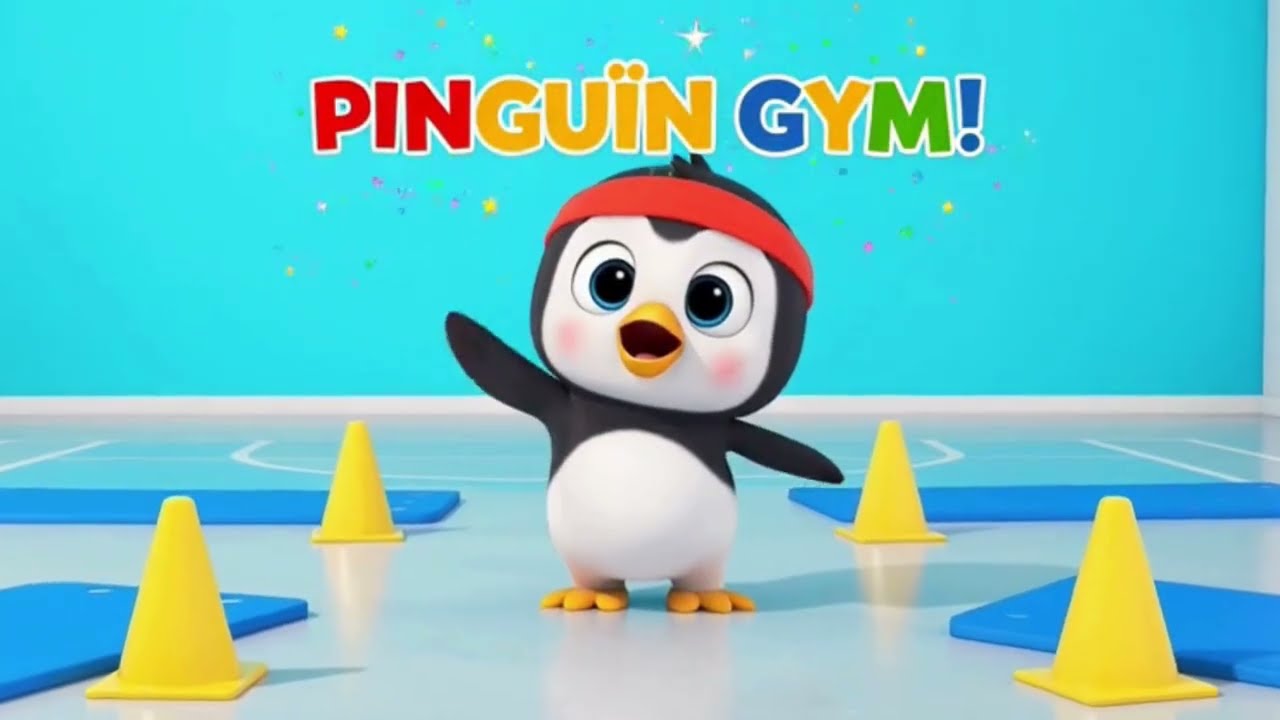 🎵GYM Pinguindans 🎵| Nederlandse kinderliedjes | Bewegen & Zingen | School & BSO Liedjes | #school