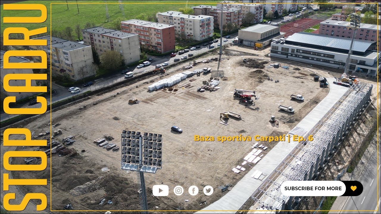 Baza sportiva Carpati din Brasov de pe fostul stadion Carpati