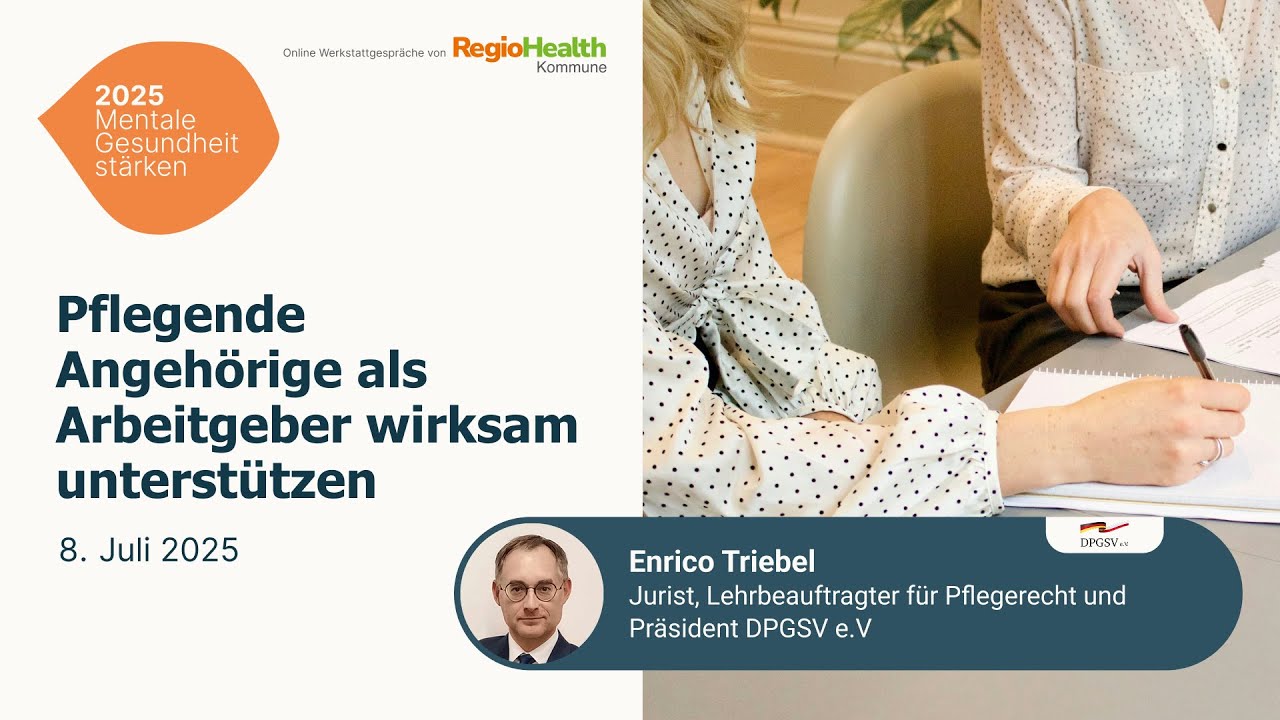 Pflegende Angehörige als Arbeitgeber wirksam unterstützen