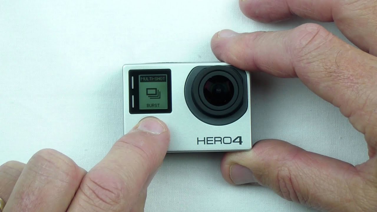 GoPro HERO4 - How to set up & use Quikcapture Mode