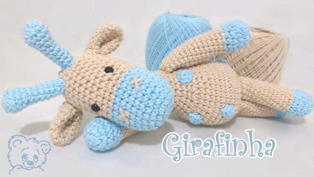 Tutorial Girafinha Amigurumi - Parte 1 de 3 - por @Carla Meira