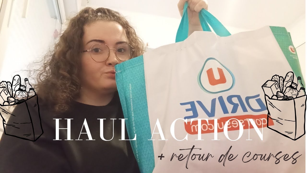 HAUL ACTION 🛍️+ retour de courses super U #retourdecourses #haul #action 