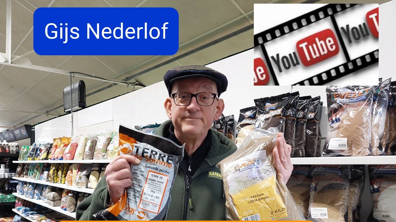 Vissen met leem.