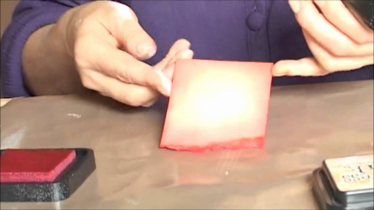 Stamping with Distress Inks - Part 1