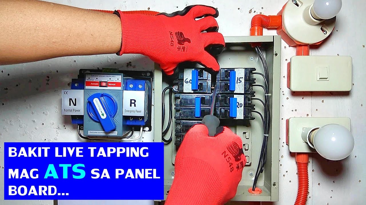 PAANO MAG WIRING NG ATS SA PANEL BOARD