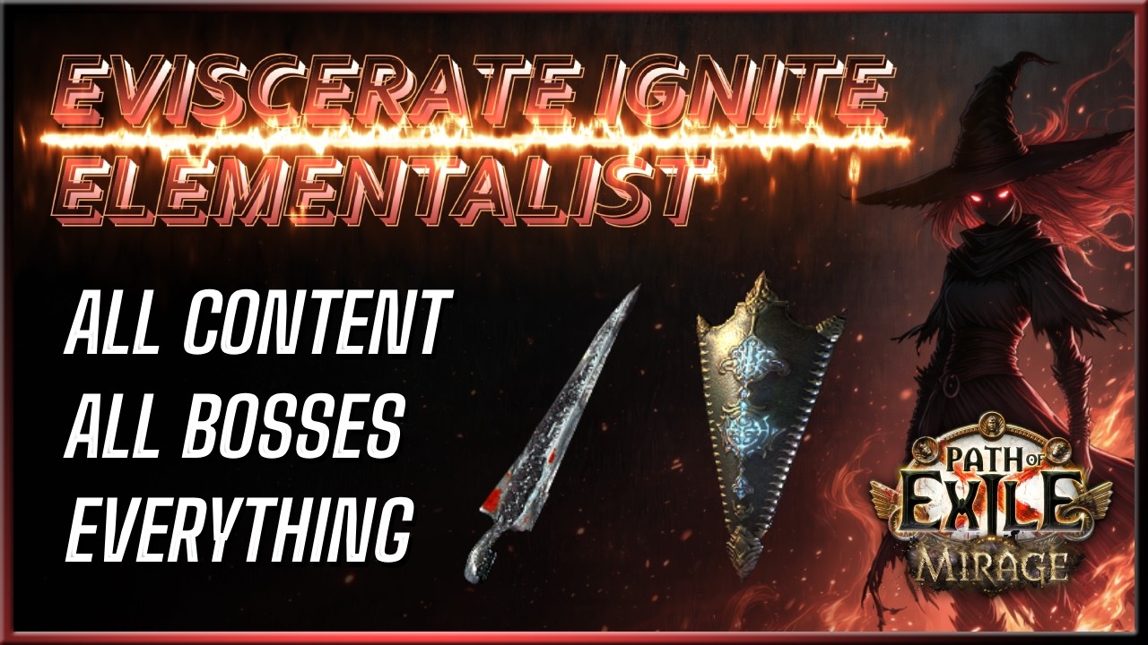 Лучший универсальный билд: Элементалист с заклинаниями «Поджигание» и «Потрошение» — PoE 3.28