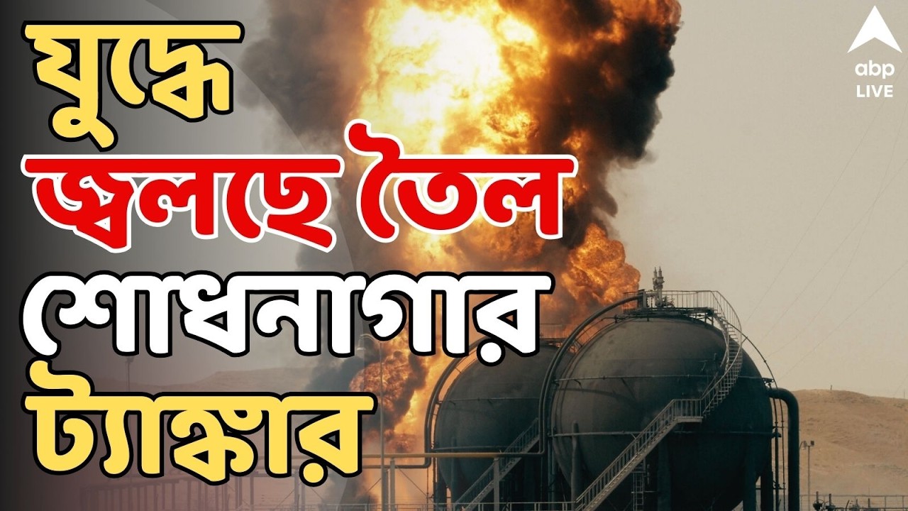 Israel Iran War LIVE: পশ্চিম এশিয়ায় যুদ্ধে জ্বলছে অয়েল রিফাইনারি থেকে ট্যাঙ্কার | #WorldWar3 | ABP
