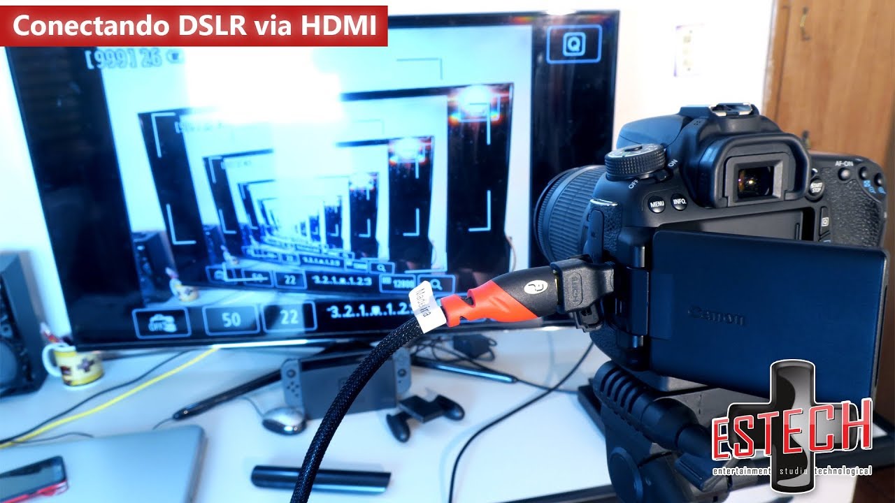 Conectando DSLR via HDMI