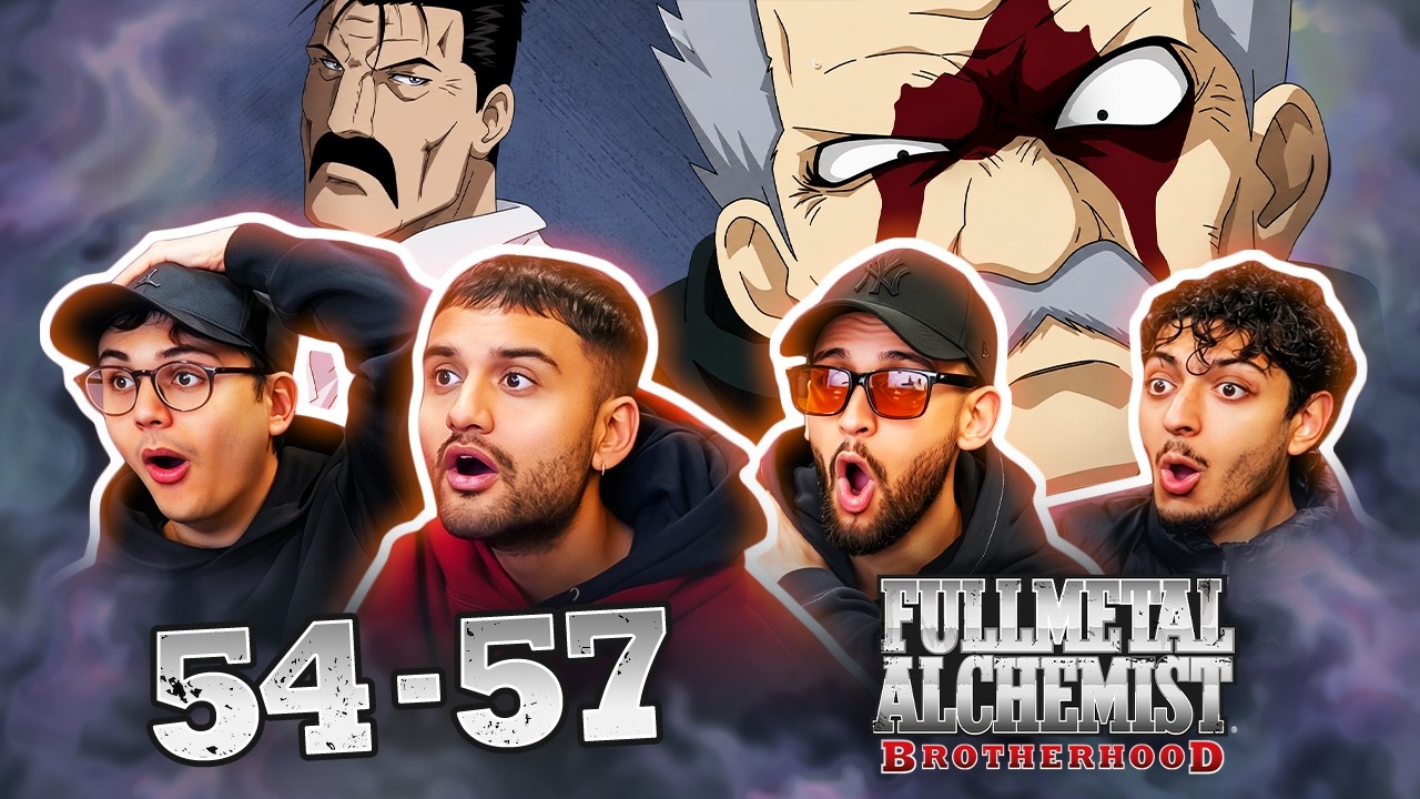 WRATH VS. EVERYONE!! | Fullmetal Alchemist: Brotherhood Episode 54 - 57 | REACTION